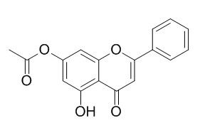 5-Hydroxy-7-acetoxyflavone 5-羟基-7-乙酰氧基黄酮 CAS:6674-40-4