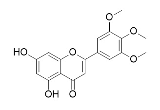 5,7-Dihydroxy-3',4',5'-trimethoxyflavone 5,7-二羟基-3',4',5'-三甲氧基黄酮 CAS:18103-42-9