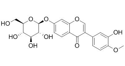 Calycosin-7-O-beta-D-glucoside 毛蕊异黄酮葡萄糖苷 CAS:20633-67-4