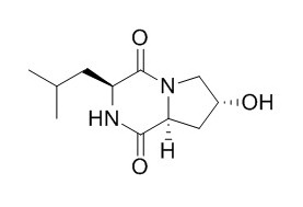 Cyclo(L-Leu-trans-4-hydroxy-L-Pro) 环(L-亮氨酸-反-4-羟基-L-脯氨酸) CAS:115006-86-5