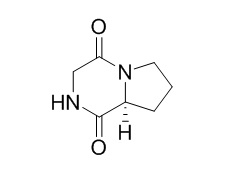 Cyclo(Gly-L-Pro) 环(甘氨酸-L-脯氨酸)二肽 CAS:3705-27-9