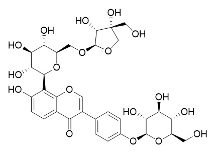 Mirificin-4'-O-glucoside 美佛辛-4'-O-葡萄糖苷 CAS:168035-01-6