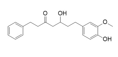 5-Hydroxy-7-(4'-hydroxy-3'-methoxyphenyl)-1-phenyl-3-heptanone (DHPA) 二苯基庚烷A; DHPA CAS:79559-61-8