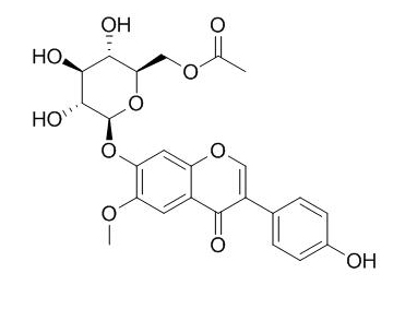 6''-O-Acetylglycitin 6”-O-乙酰黄豆黄苷 CAS:134859-96-4
