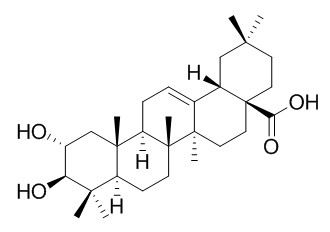Crategolic acid 山楂酸,CAS:4373-41-5