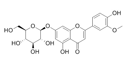Chrysoeriol-7-O-glucoside Chrysoeriol-7-O-glucoside 柯伊利素-7-O-葡萄糖苷 CAS:19993-32-9