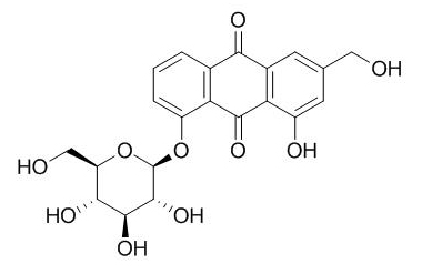 Aloe-emodin-8-O-beta-D-glucopyranoside 芦荟大黄素-8-0-β-D葡萄糖苷 CAS:33037-46-6