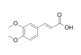 3,4-Dimethoxycinnamic acid 3,4-二甲氧基肉桂酸  CAS: 2316-26-9