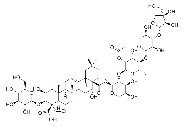 2''-O-acetyl-platyconic acid A 2''-O-乙酰桔梗甙酸A CAS:1256935-30-4