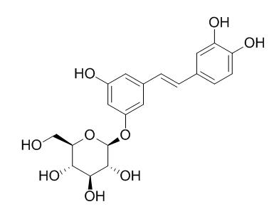 Astringin 白皮杉醇葡萄糖苷 CAS:29884-49-9