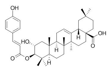 3-beta-O-(trans-p-Coumaroyl)maslinic acid 3-beta-O-反式-对-香豆酰马期里酸 CAS:35482-91-8