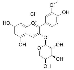 Peonidin-3-O-arabinoside chloride 氯化芍药素-3-O-阿拉伯糖苷 CAS:524943-91-7