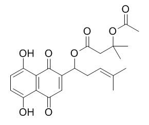 Acetoxyisovalerylalkannin 乙酰氧基异戊酰阿卡宁 CAS:69091-17-4