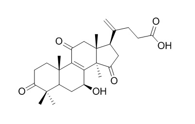 20(21)-Dehydrolucidenic acid A 20(21)-脱氢赤芝酸A CAS:852936-69-7