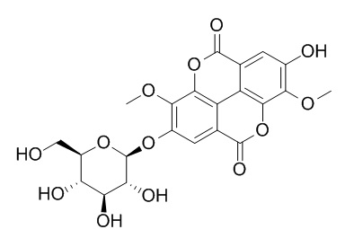 3,3'-Di-O-methylellagic acid 4'-glucoside 3,3'-二甲基鞣花酸-4'-O-葡萄糖苷 CAS:51803-68-0