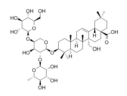 Raddeanoside 20 红背银莲花皂甙20 CAS:335354-79-5