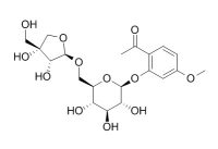 Apiopaeonoside 牡丹酚新甙 CAS:100291-86-9