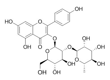 Kaempferol-3-O-glucorhamnoside 山柰酚-3-O-葡萄糖鼠李糖苷 CAS:40437-72-7