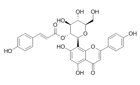 Vitexin 2''-O-p-coumarate 2''-O-p-香豆酰基牡荆素 CAS:59282-55-2