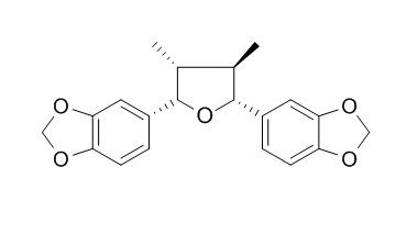 rel-(8R,8'R)-dimethyl-(7S,7'R)-bis(3,4-methylenedioxyphenyl)tetrahydro-furan (7S,7'R)-双(3,4-亚甲二氧苯基)-rel-(8R,8'R)-二甲基四氢呋喃 CAS:178740-32-4