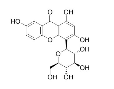Lancerin 4-β-D-葡萄糖基-1,3,7-三羟基呫吨酮 CAS:81991-99-3