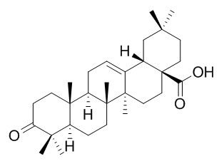 3-oxo-Olean-12-en-28-oic acid 齐墩果酮酸 CAS:17990-42-0