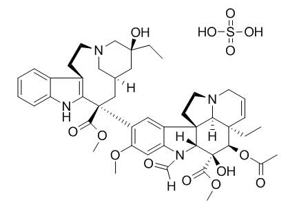 Vincristine sulfate 硫酸长春新碱 CAS:2068-78-2