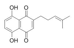 Deoxyshikonin 去氧紫草素 CAS:43043-74-9