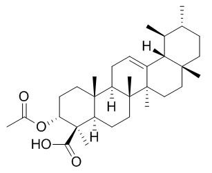 3-O-Acetyl-beta-boswellic acid 3-乙酰基-beta-乳香酸 CAS:5968-70-7