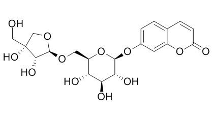 Apiosylskimmin 阿彼斯基姆素，洋芫荽茵芋苷 CAS:103529-94-8