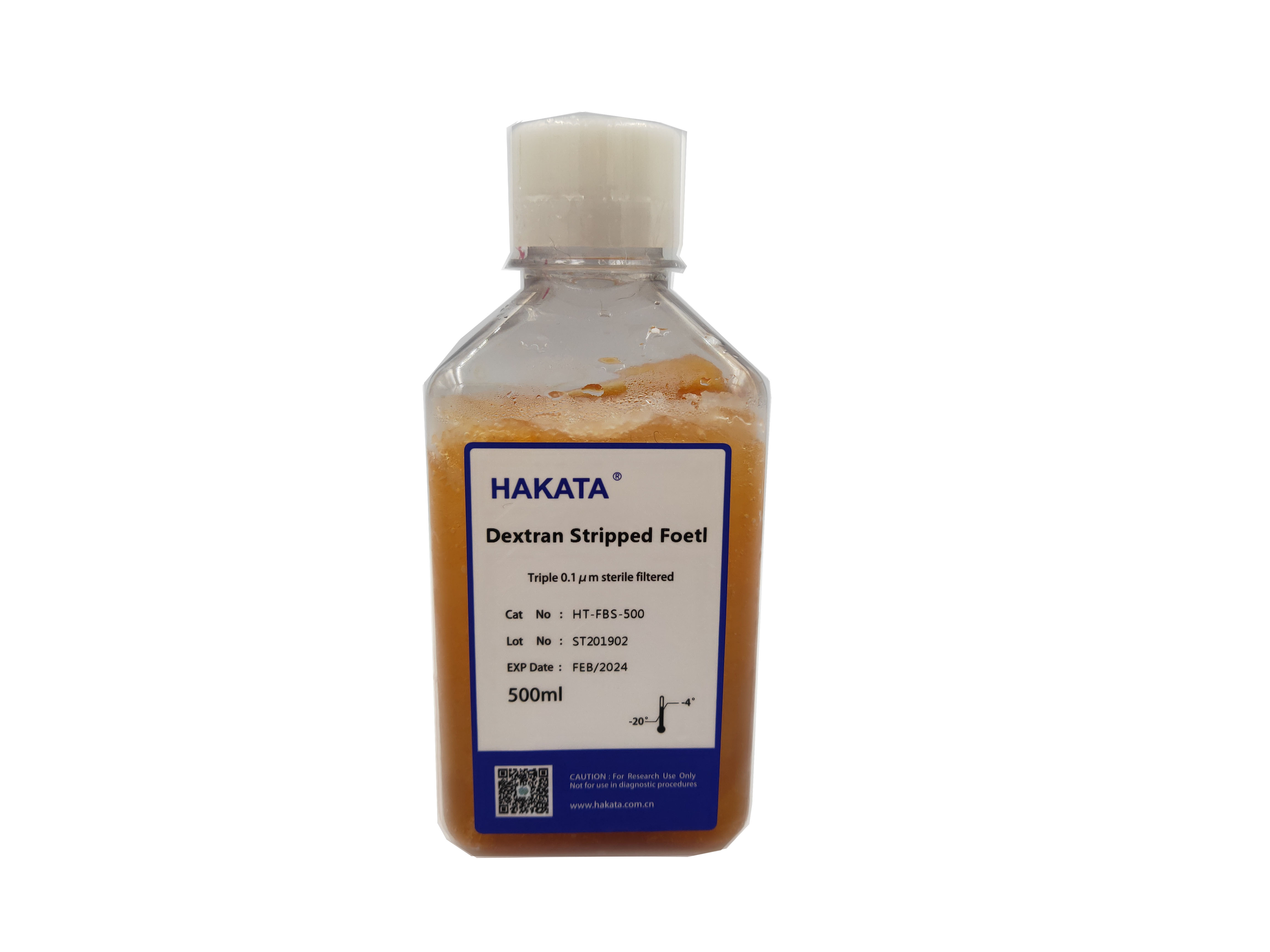 HAKATA® Dextran Stripped Foetl碳吸附胎牛血清