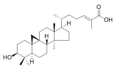 Mangiferolic acid 芒果醇酸, (3beta,24E)-3-羟基-9,19-环羊毛甾-24-烯-26-酸 CAS:4184-34-3