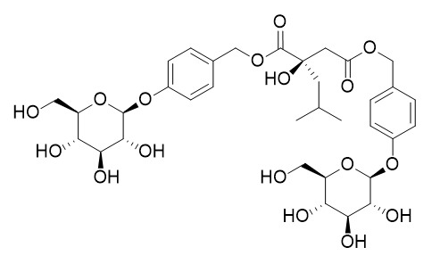 Militarine 1,4-二[4-(葡萄糖氧)苄基]-2-异丁基苹果酸酯 CAS:58139-23-4