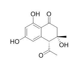 4-(cis)-Acetyl-3,6,8-trihydroxy-3-methyldihydronaphthalenone (3R,4S)-REL-4-乙酰基-3,4-二氢-3,6,8-三羟基-3-甲基-1(2H)-萘酮 CAS:263368-92-9