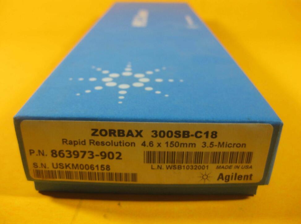 Agilent Zorbax HPLC Column 4.6 x 150mm 3.5µm 300SB-C18 863973-902 
