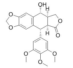 Picropodophyllotoxin 苦鬼臼毒素 CAS号:17434-18-3
