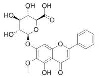 Oroxylin A 7-O-beta-D-glucuron ide 千层纸素A-7-0-β-D-葡萄糖醛酸苷 CAS:36948-76-2
