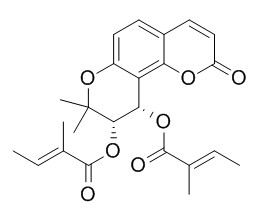 Praeruptorin D 白花前胡丁素，(+)-川白芷内酯 CAS:73069-28-0