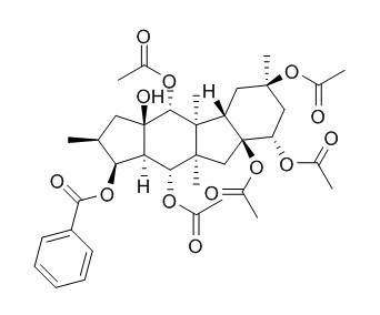 5,8,9,10,14-Pentaacetoxy-3-benzoyloxy-15-hydroxypepluane CAS:210108-91-1