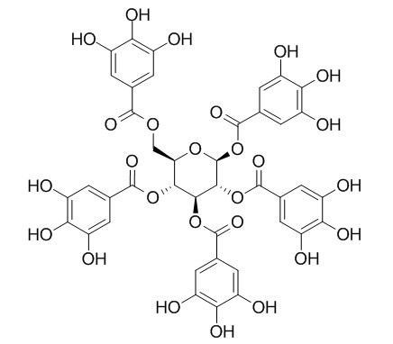 1,2,3,4,6-O-Pentagalloylglucose 1,2,3,4,6-O-五没食子酰葡萄糖 CAS: 14937-32-7