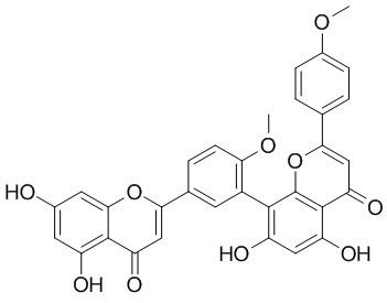 Isoginkgetin 异银杏素,异银杏双黄酮,CAS:548-19-6