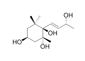 Megastigm-7-ene-3,5,6,9-tetraol 7-巨豆烯-3,5,6,9-四醇 CAS:680617-50-9