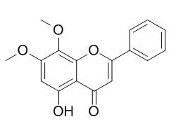 Moslosooflavone 苏荠宁黄酮; 5-羟基-7,8-二甲氧基黄酮 CAS:3570-62-5