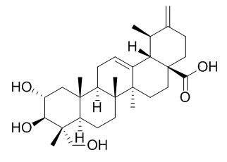 Actinidic acid (2ALPHA,3BETA,4ALPHA)-2,3,23-三羟基乌苏-12,20(30)-二烯-28-酸 CAS:341971-45-7