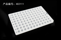 0.1mLPCR 96孔板，白色，无裙边（402111）