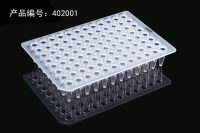 0.2mLPCR 96孔板，无裙边（402001）