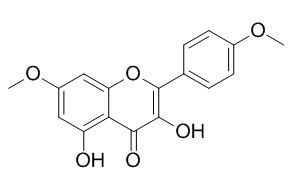 3,5-Dihydroxy-4',7-dimethoxyflavone 3,5-二羟基-4',7-二甲氧基黄酮 CAS:15486-33-6