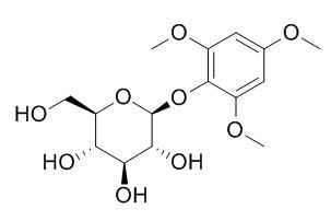 2,4,6-Trimethoxyphenol 1-O-beta-D-glucopyranoside  2,4,6-三甲氧JI苯酚 1-O-beta-D-吡喃葡萄糖苷 CAS:125288-25-7