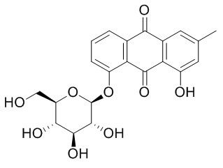 Chrysophanol 8-O-glucoside 大黄酚-8-O-葡萄糖苷 CAS:13241-28-6