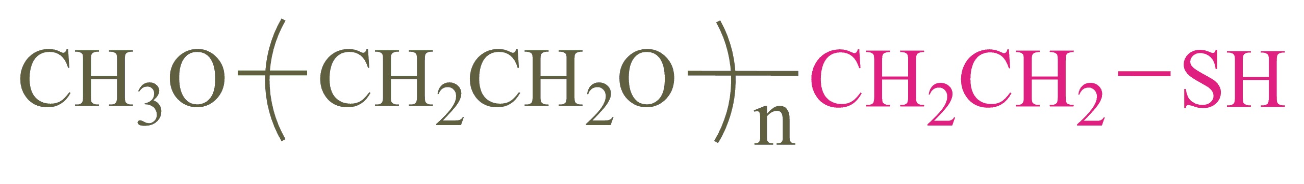 甲氧基聚乙二醇硫醇，mPEG-SH，Methoxypoly(ethylene glycol) thiol